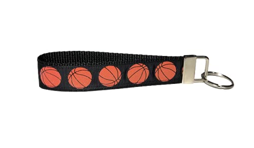 Basketball Wristlet Keychain