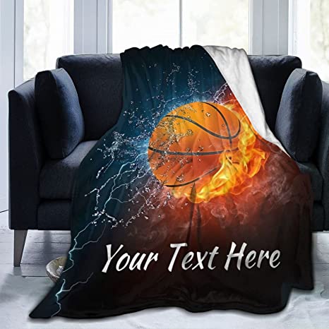 Personalized Basketball Blanket