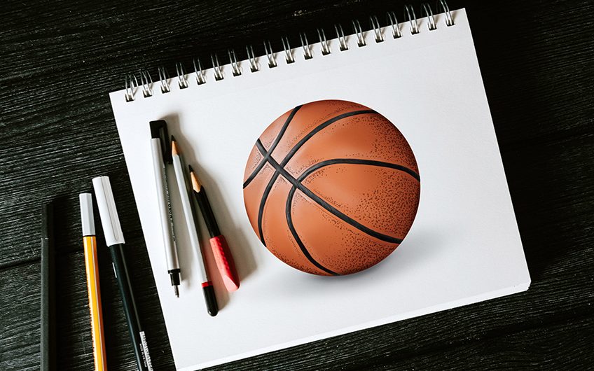 17 Best Steps How To Draw A Basketball