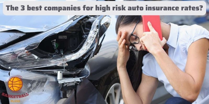 The 3 best companies for high risk auto insurance rates?